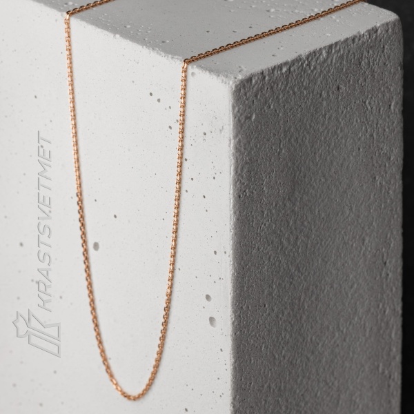 Цепь из красного золота 585, плетение «Якорь»